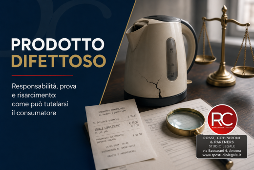 Prodotto difettoso: responsabilità, prova e risarcimento del consumatore