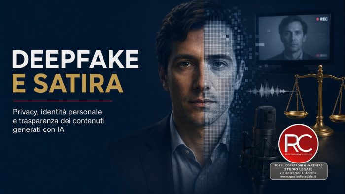 Deepfake e satira: privacy, identità personale e contenuti generati con intelligenza artificiale